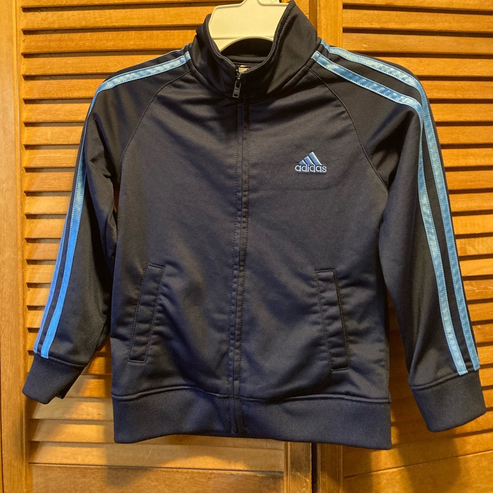 Adidas Navy Blue & Light Blue Jacket